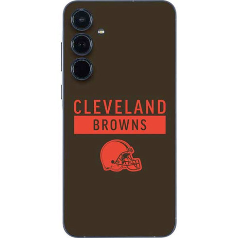 NFL Cleveland Browns Brown Performance Series Galaxy A55 5G Skin